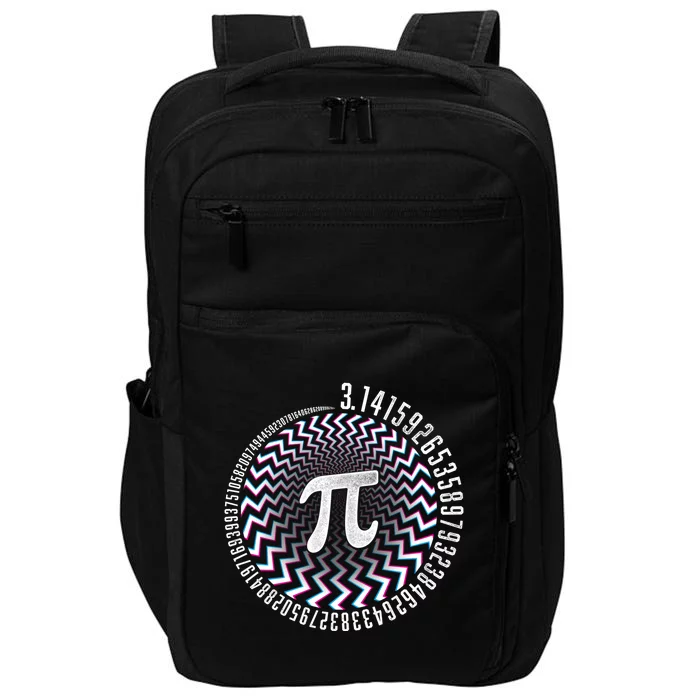 Optical Illusion Geometry Pi Math Science Stem 3 14 Pi Day Funny Gift Impact Tech Backpack