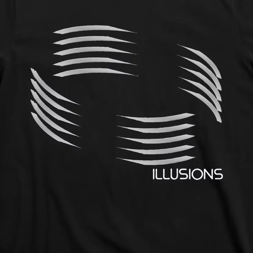 Optical Illusion Hard On The Eyes Never Ending Circle T-Shirt