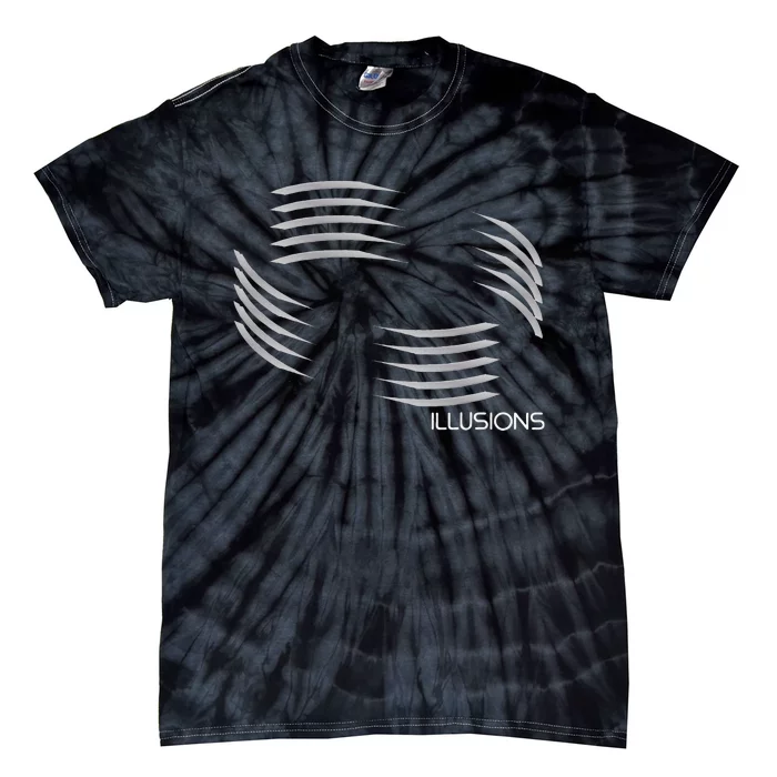 Optical Illusion Hard On The Eyes Never Ending Circle Tie-Dye T-Shirt