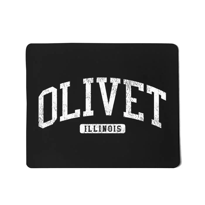 Olivet Illinois Il Js03 College University Style Mousepad