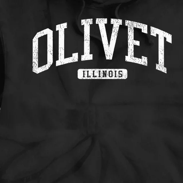 Olivet Illinois Il Js03 College University Style Tie Dye Hoodie