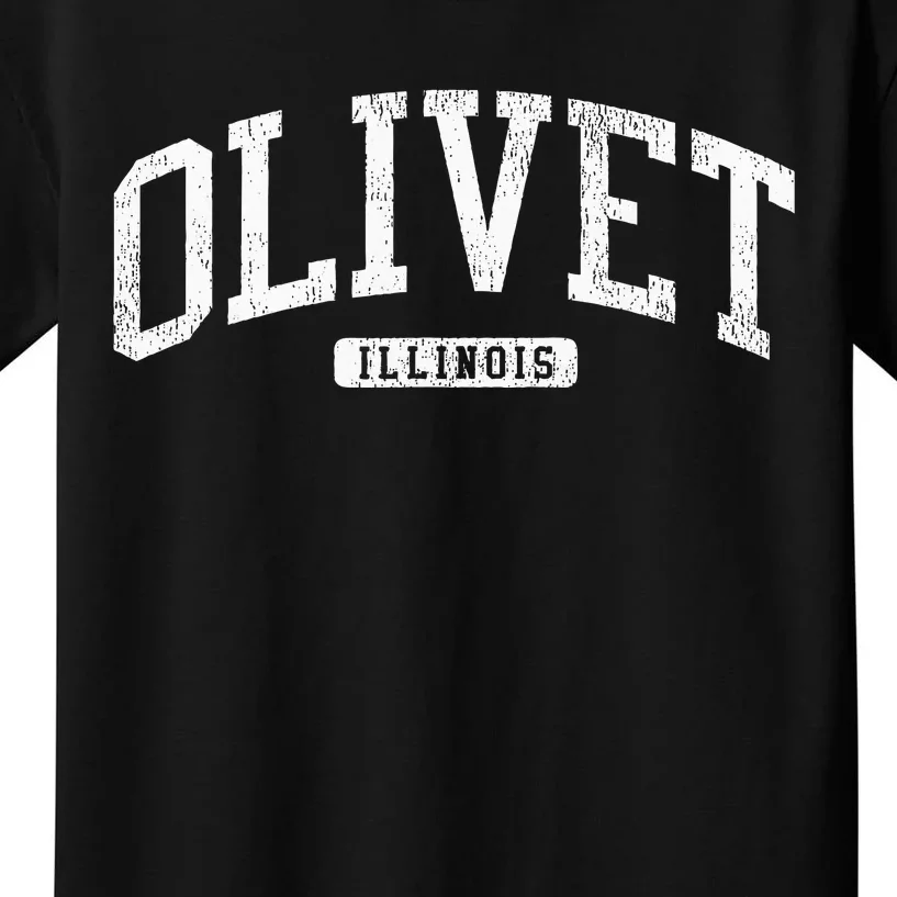 Olivet Illinois Il Js03 College University Style Kids T-Shirt