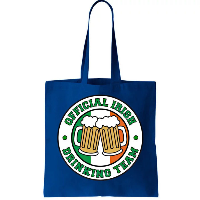 Official Irish Ing Team Flag Of Ireland Beers Funny Funny Gift Tote Bag