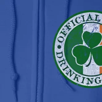 Official Irish Ing Team Funny Gift Full Zip Hoodie