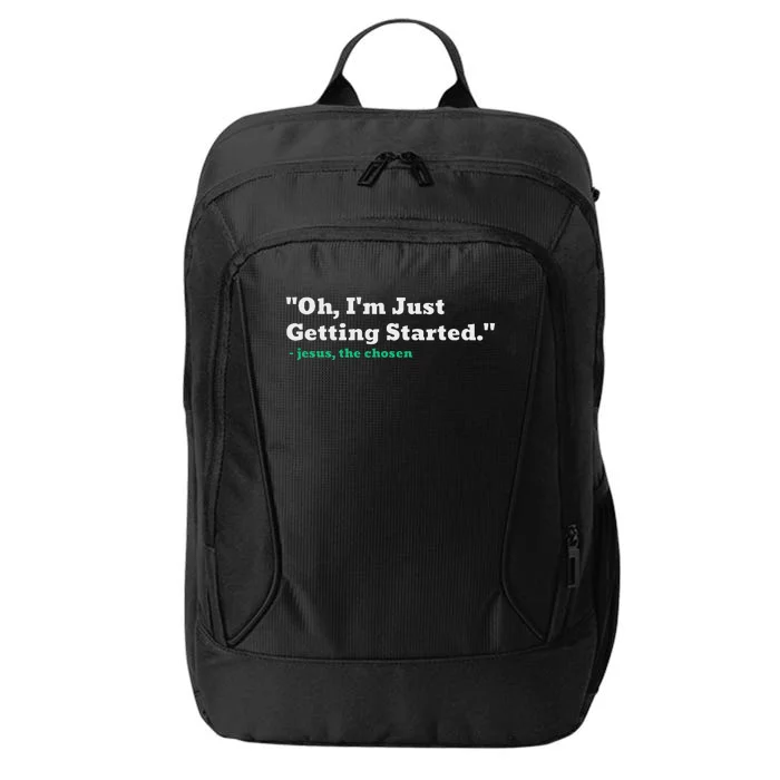 Oh IM Just Getting Started Motivational City Backpack