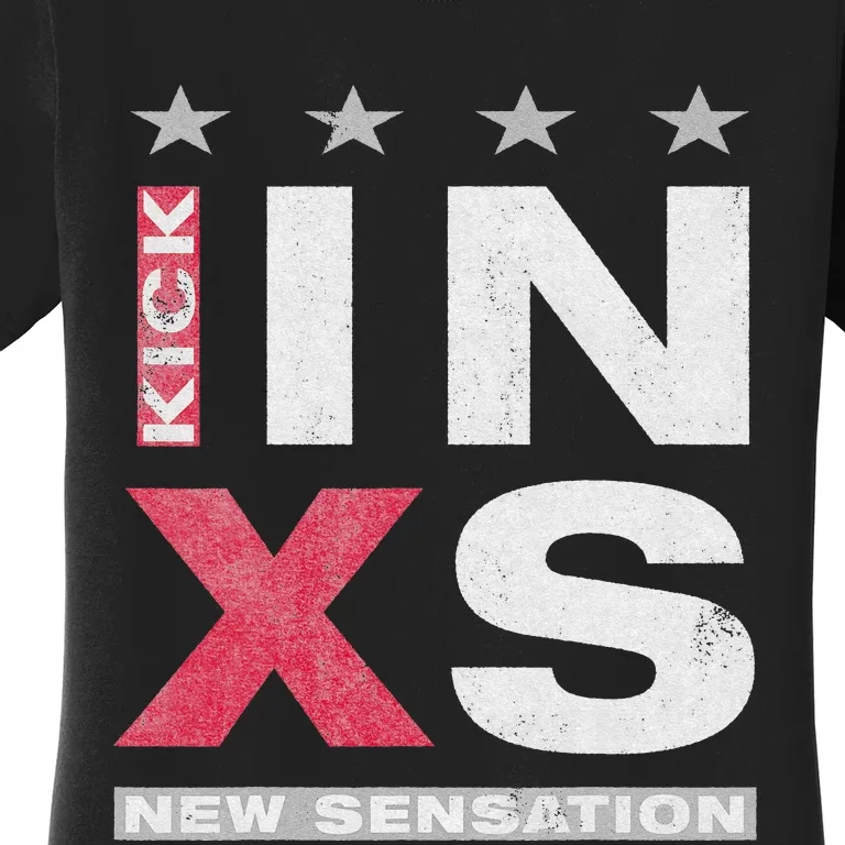 Official INXS Kick New Sensation Logo Women's T-Shirt