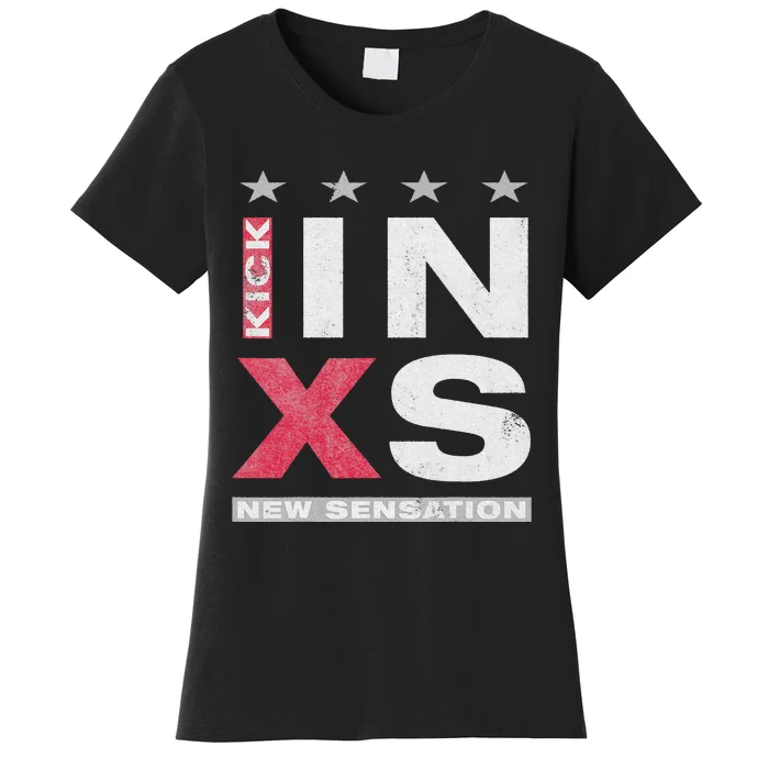 Official INXS Kick New Sensation Logo Women's T-Shirt