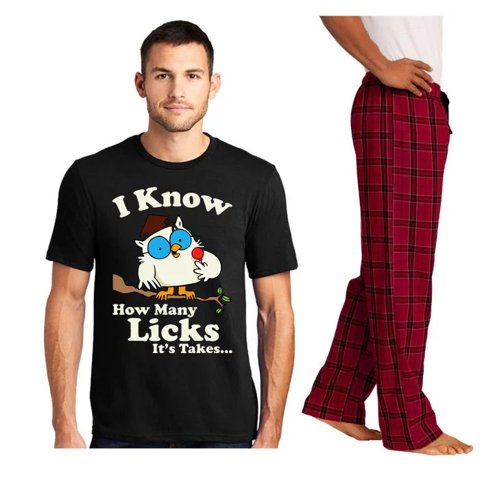 Owl I Know How Many Licks ItS Takes Pajama Set