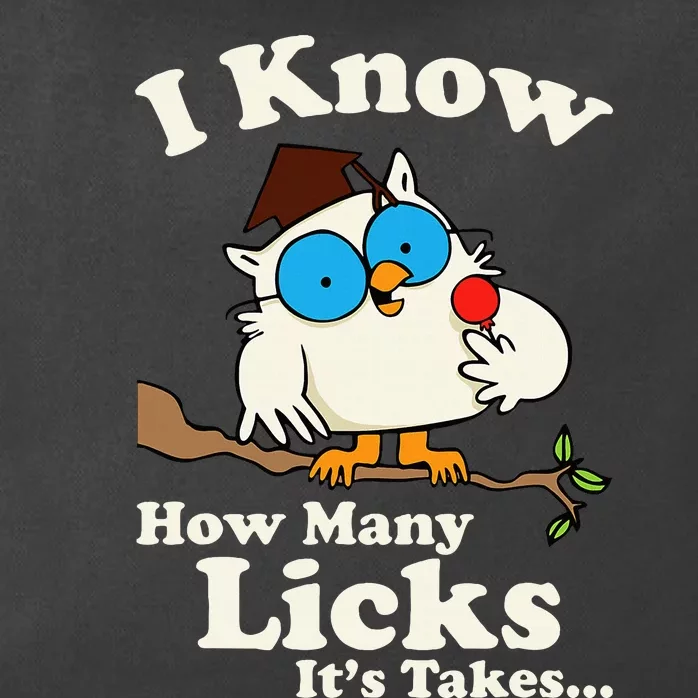 Owl I Know How Many Licks ItS Takes Zip Tote Bag