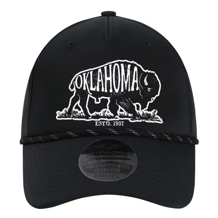 Oklahoma I Love State Arrow Bison Buffalo Performance The Dyno Cap