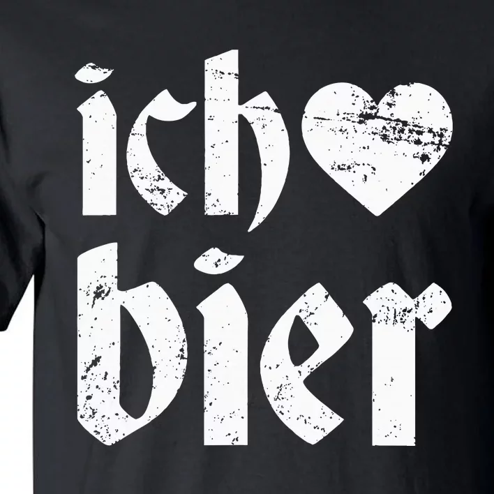 Oktoberfest I Love Beer Ich Heart Bier German Drinking Tall T-Shirt