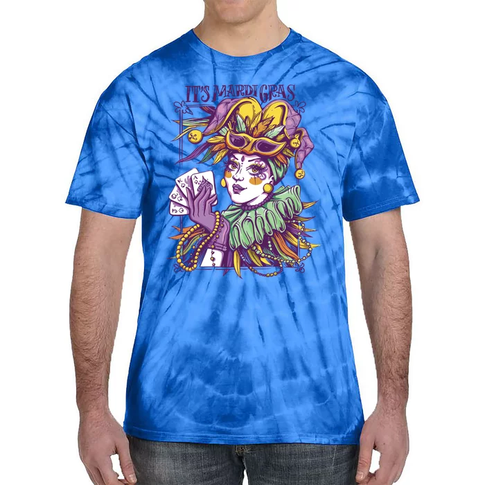 Official It's Mardi Gras Masquerade Fat Tuesday Shrove Gift Tie-Dye T-Shirt