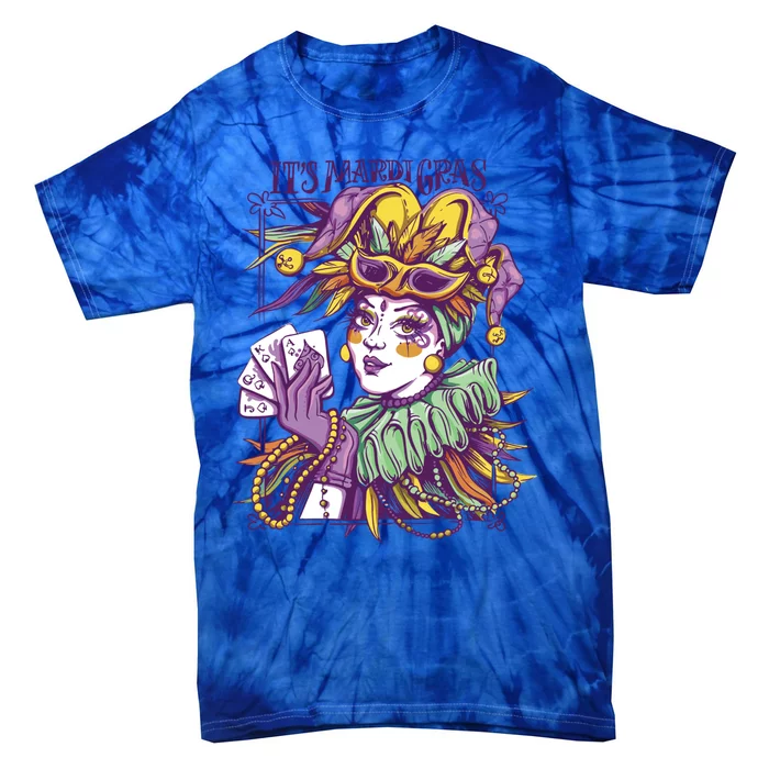 Official It's Mardi Gras Masquerade Fat Tuesday Shrove Gift Tie-Dye T-Shirt