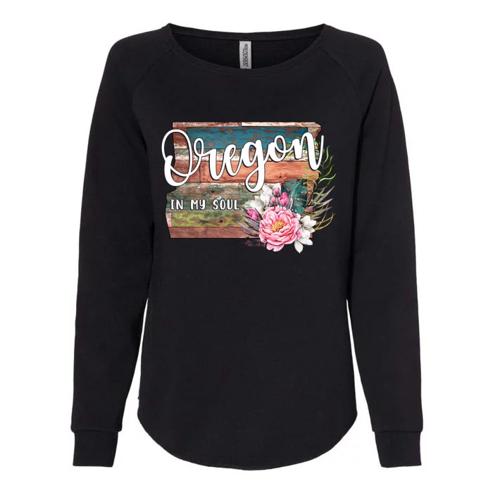 Oregon In My Soul Womens California Wash Sweatshirt