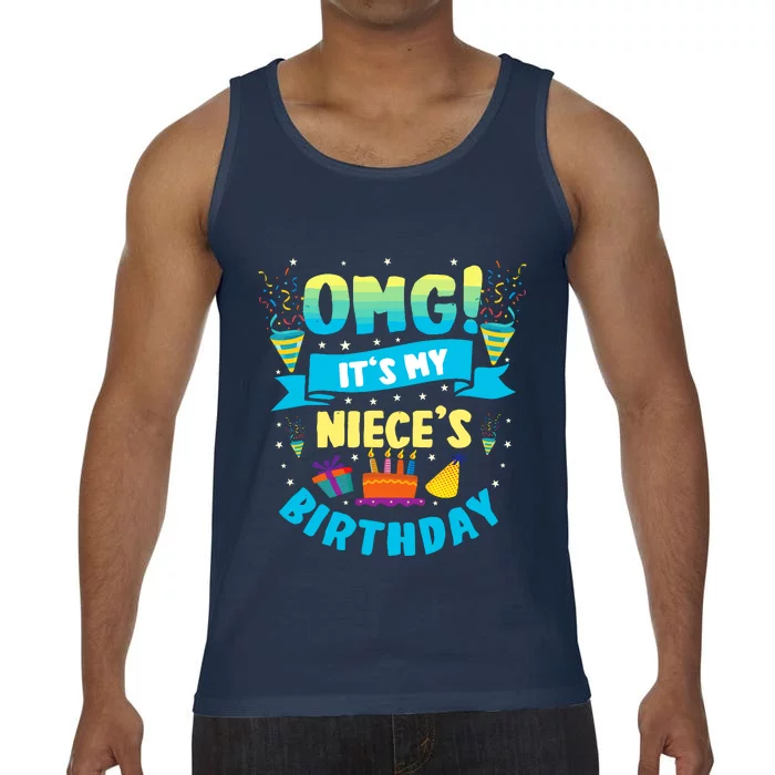 Omg ItS My Niece Birthday Comfort Colors® Tank Top