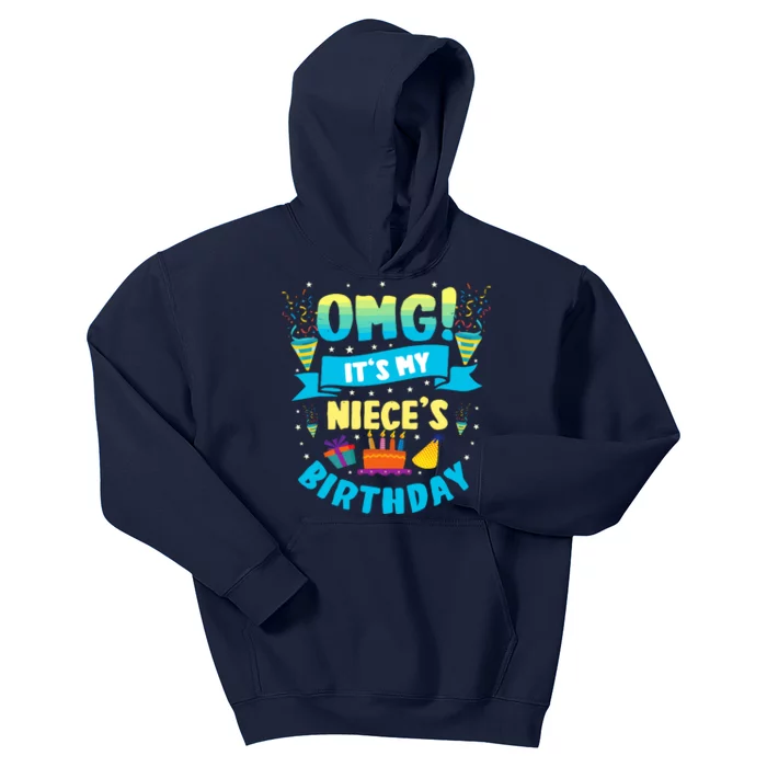 Omg ItS My Niece Birthday Kids Hoodie