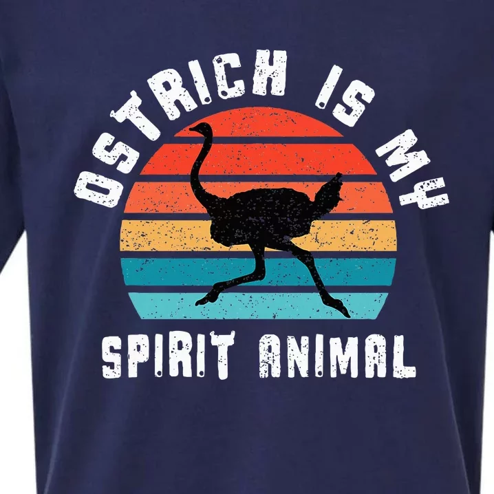 Ostrich Is My Spirit Animal Ostriches Lover Designs Gift Sueded Cloud Jersey T-Shirt