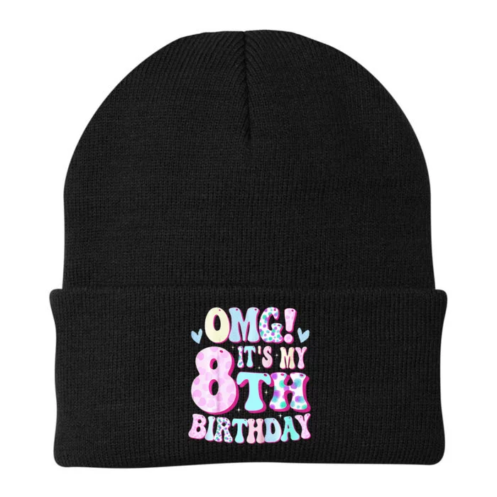 Omg ItS My 8th Birthday Gifts Eight 8 Year Old Bday Knit Cap Winter Beanie