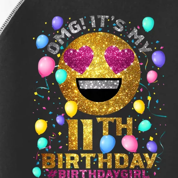 OMG It's My 11th Birthday Toddler Fine Jersey T-Shirt