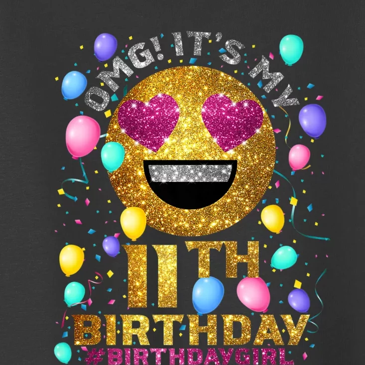 OMG It's My 11th Birthday Toddler T-Shirt