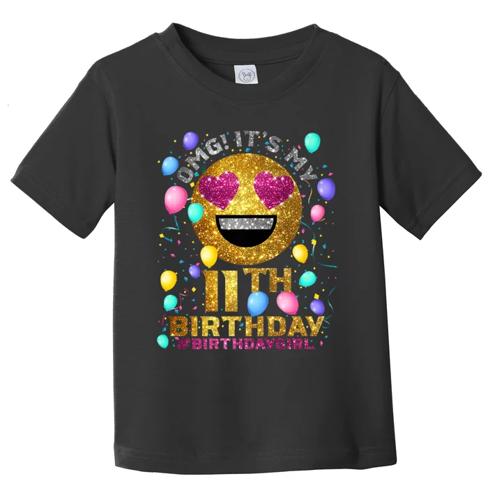 OMG It's My 11th Birthday Toddler T-Shirt