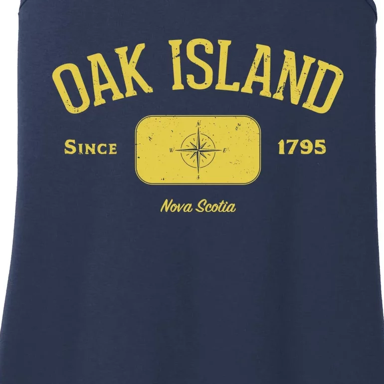 Oak Island Nova Scotia Compass Design Ladies Essential Tank