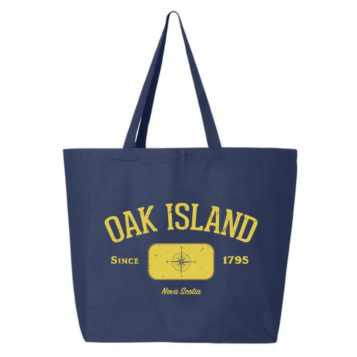 Oak Island Nova Scotia Compass Design 25L Jumbo Tote