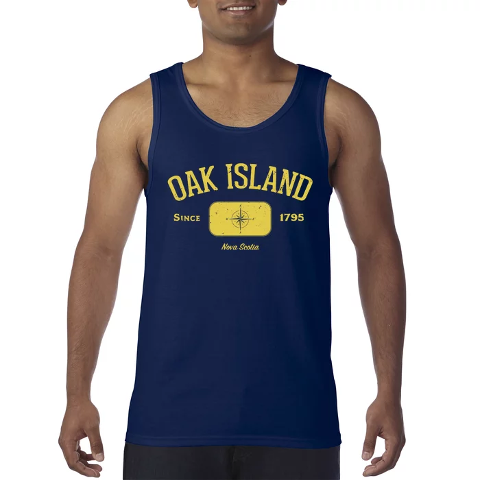 Oak Island Nova Scotia Compass Design Tank Top