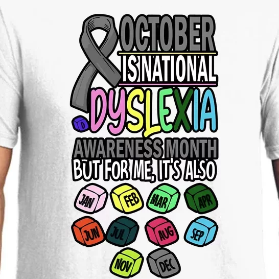 October Is National Dyslexia Awareness Pajama Set