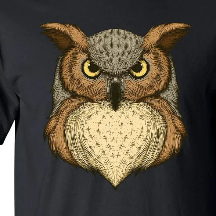 Owl Illustration Tall T-Shirt