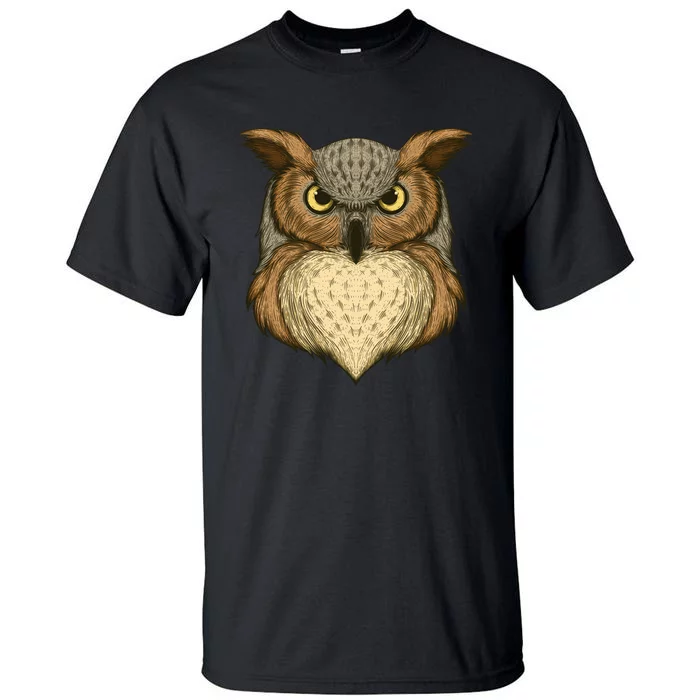 Owl Illustration Tall T-Shirt