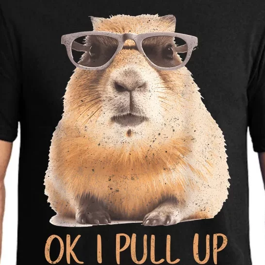 Ok I Pull Up Capybara Pajama Set