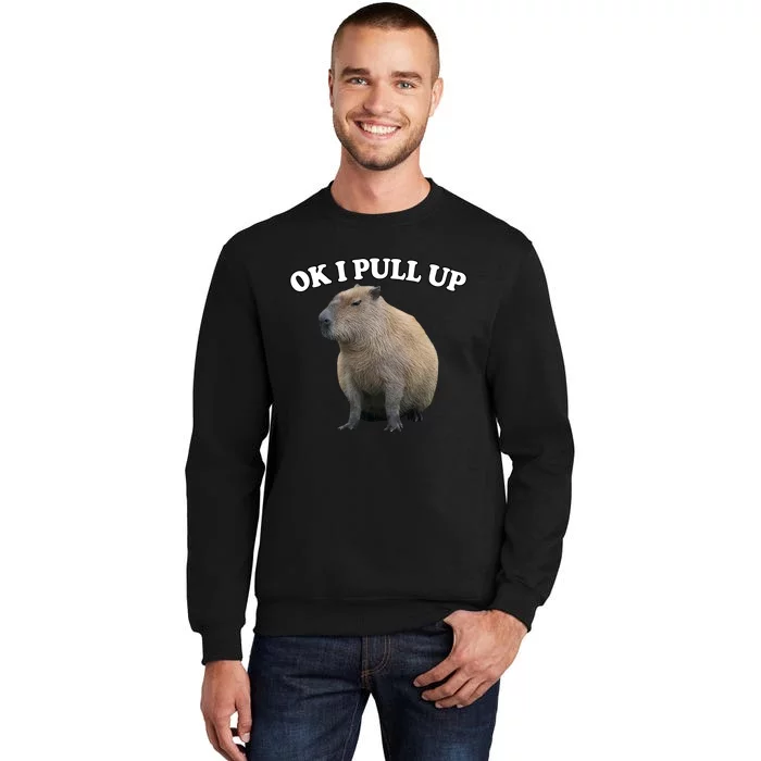 Ok I Pull Up Capybara Sweatshirt