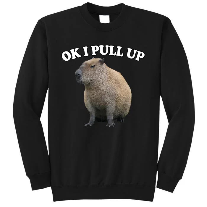 Ok I Pull Up Capybara Sweatshirt