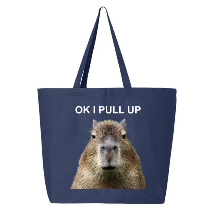 Ok I Pull Up Capybara 25L Jumbo Tote