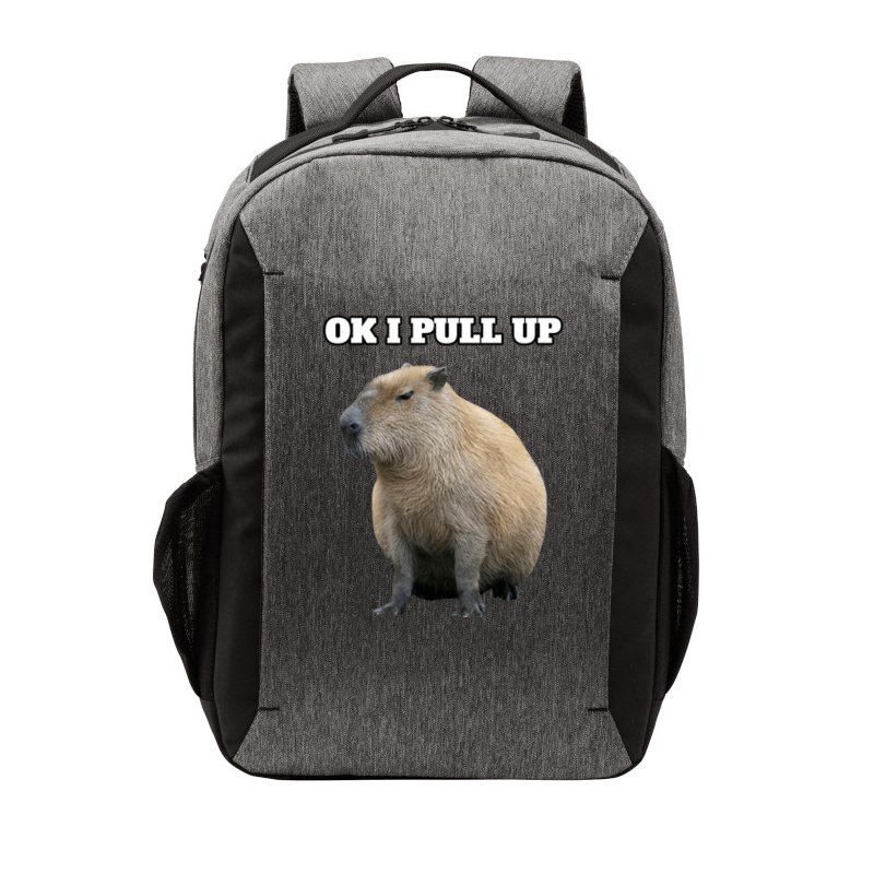 Ok I Pull Up Meme Giant Capybara Capzilla Funny Retro Backpack for Sale by  grex2908