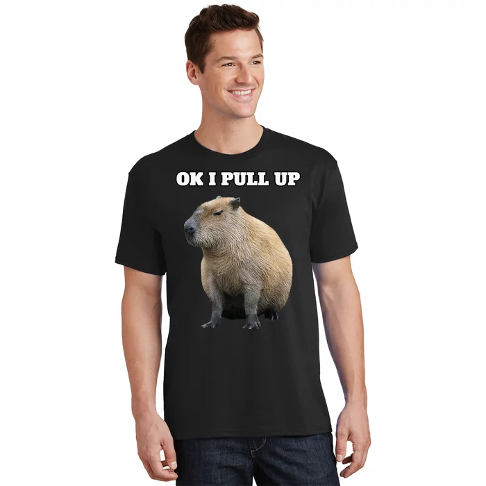 Ok I Pull Up Capybara T-Shirt