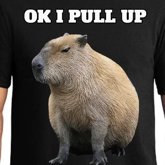 Ok I Pull Up Capybara Pajama Set