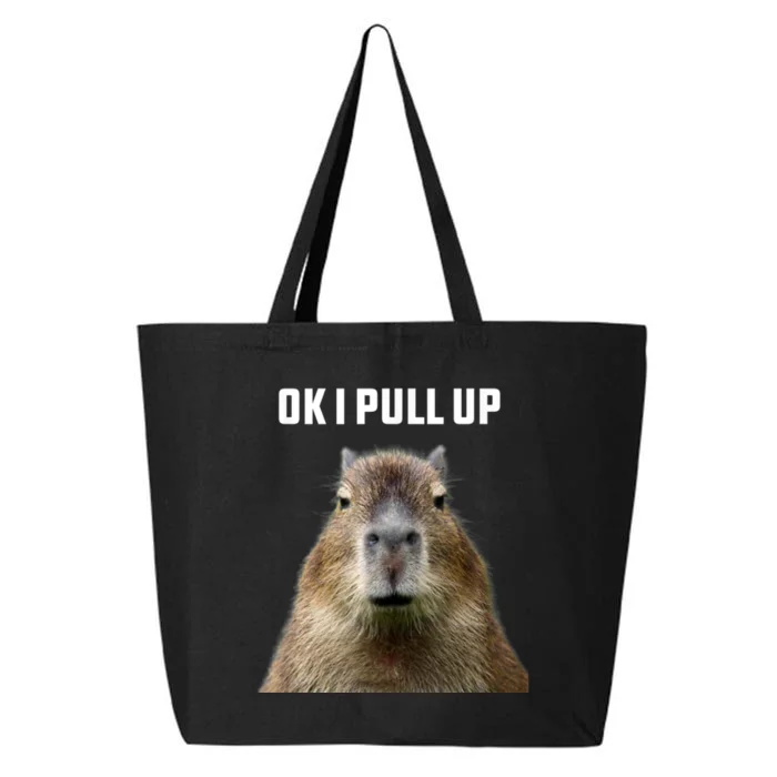 Ok I Pull Up Capybara 25L Jumbo Tote