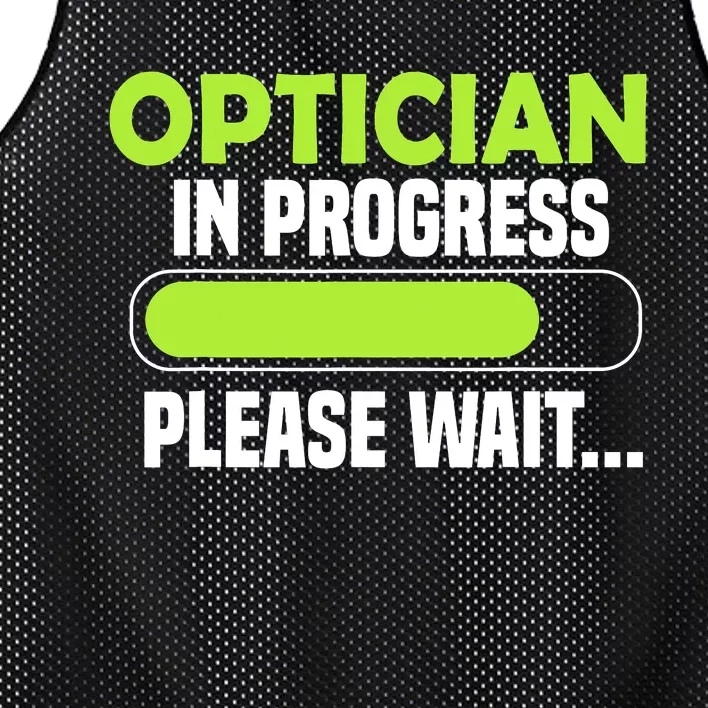 Optician in progress - Optometrist Mesh Reversible Basketball Jersey Tank