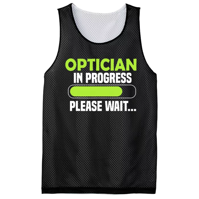 Optician in progress - Optometrist Mesh Reversible Basketball Jersey Tank