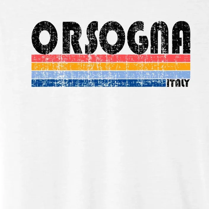 Orsogna Italy Retro 70s 80s Style ChromaSoft Performance T-Shirt