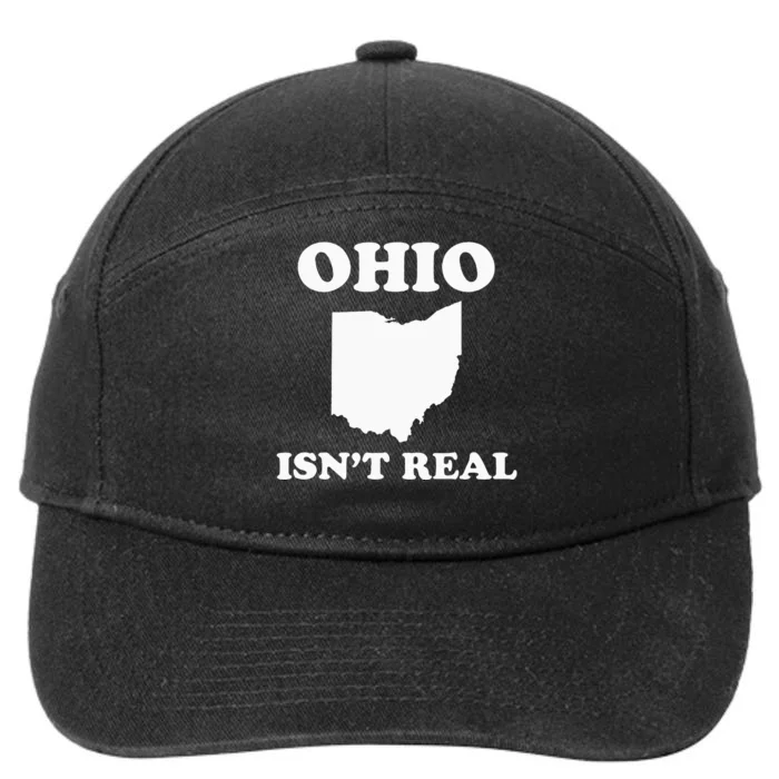 Ohio IsnT Real 7-Panel Snapback Hat