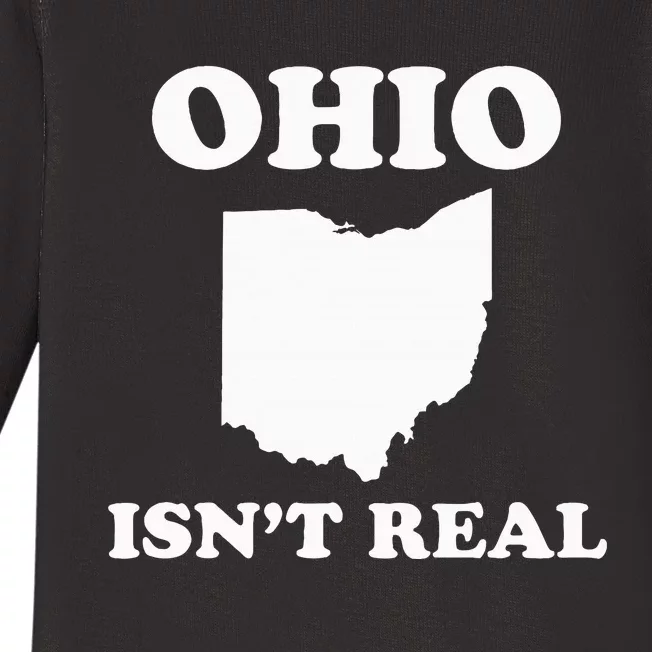 Ohio IsnT Real Baby Long Sleeve Bodysuit