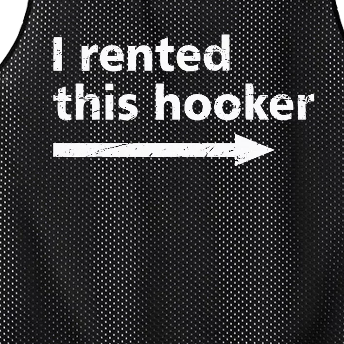 Offensive I Rented This Hooker Mesh Reversible Basketball Jersey Tank