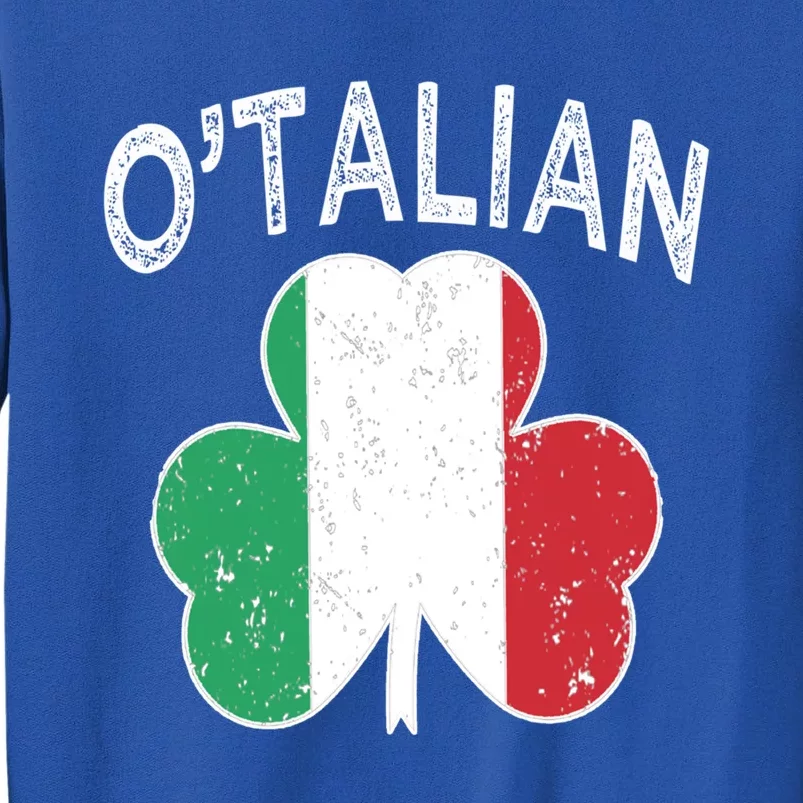 O'talian Italian St Patrick's Day Italia Flag Shamrock Gift Sweatshirt