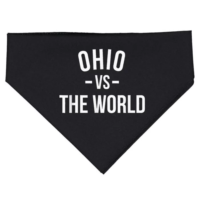 Ohio Is Taking Over The World Meme Ohio Vs The World USA-Made Doggie Bandana