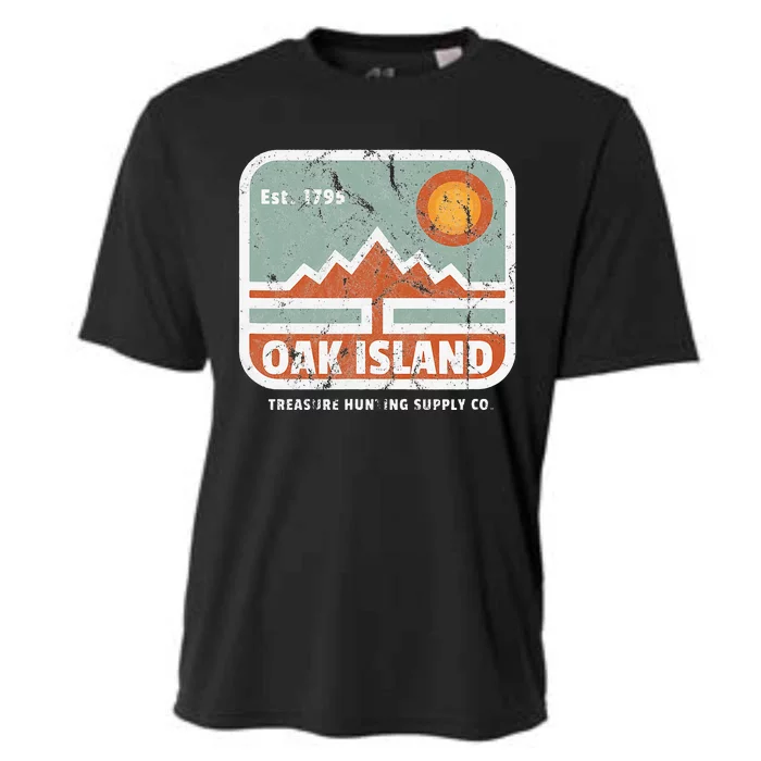 Oak Island Treasure Hunting Supply Cooling Performance Crew T-Shirt