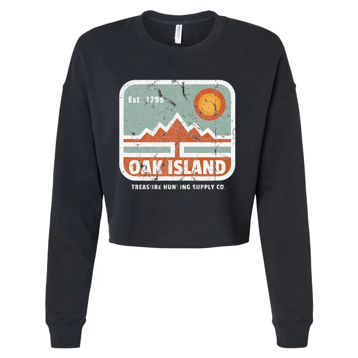 Oak Island Treasure Hunting Supply Cropped Pullover Crew