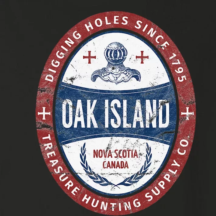 Oak Island Treasure Hunting Retro Templar Knight Treasure Gi Toddler Long Sleeve Shirt